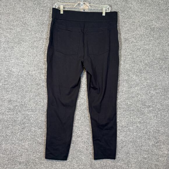 Spanx Pants Womens 1X Black Skinny Pull On Pants Stretch Plus Size Casual - Picture 6 of 9